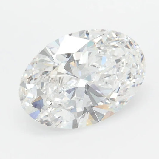 2.10ct Oval Lab Grown Diamond (Colour D, Clarity IF, IGI Certified)