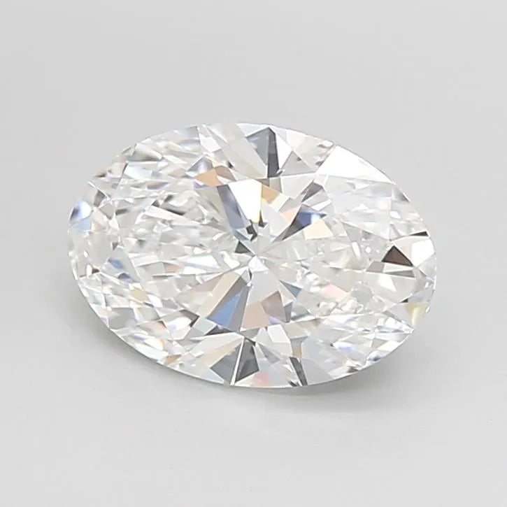 2.10ct Oval Lab Grown Diamond (Colour D, Clarity VVS1, Cut EX, IGI Certified)