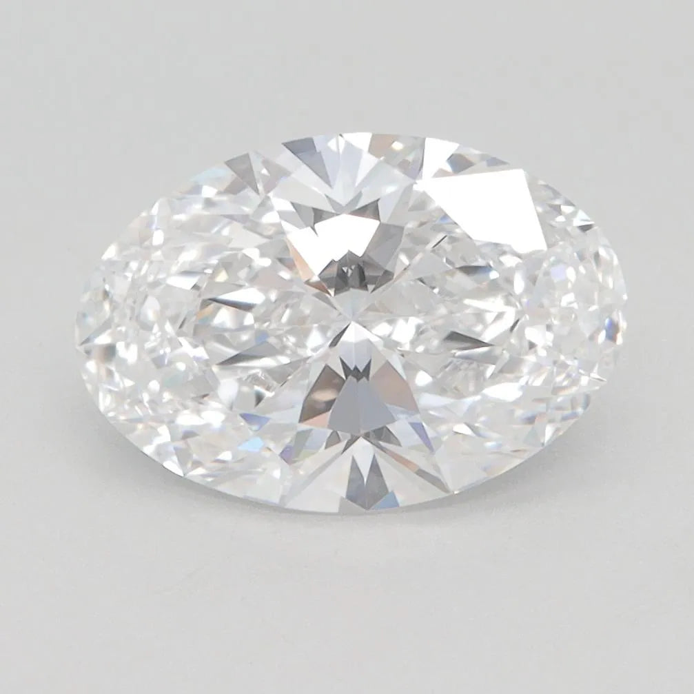 2.10ct Oval Lab Grown Diamond (Colour D, Clarity VVS1, GIA Certified)