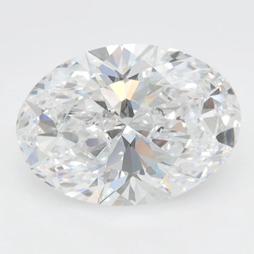 2.10ct Oval Lab Grown Diamond (Colour D, Clarity VVS1, GIA Certified)