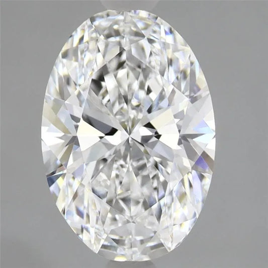 2.10ct Oval Lab Grown Diamond (Colour D, Clarity VVS1, IGI Certified)