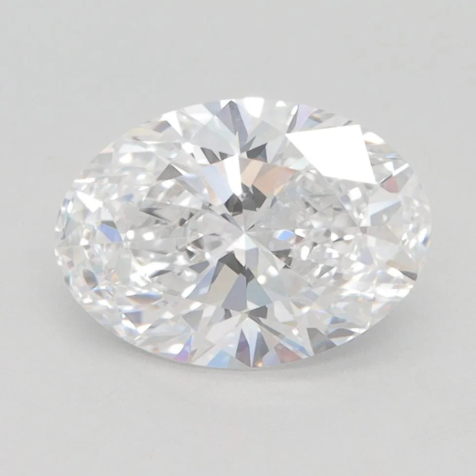 2.10ct Oval Lab Grown Diamond (Colour D, Clarity VVS2, GIA Certified)