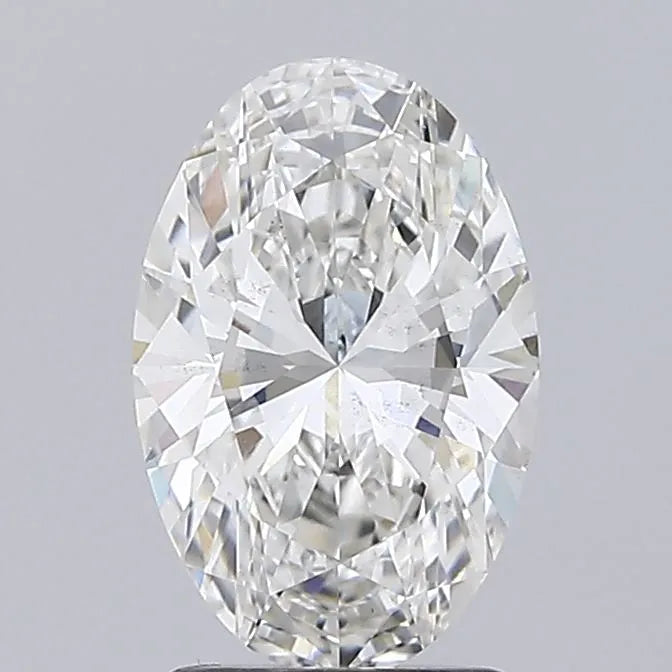 2.10ct Oval Lab Grown Diamond (Colour F, Clarity VS2, IGI Certified)