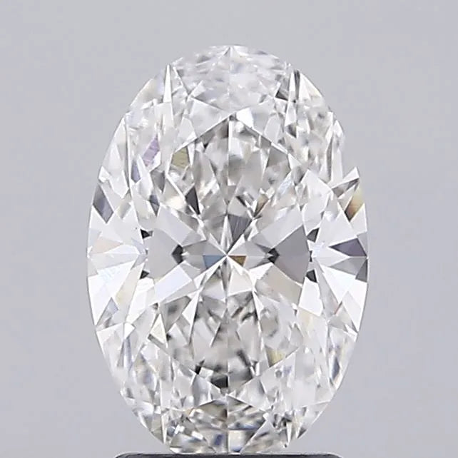 2.10ct Oval Lab Grown Diamond (Colour F, Clarity VVS2, IGI Certified)