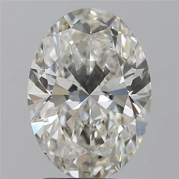 2.10ct Oval Lab Grown Diamond (Colour G, Clarity VVS2, IGI Certified)