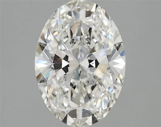 2.10ct Oval Lab Grown Diamond (Colour G, Clarity VVS2, IGI Certified)