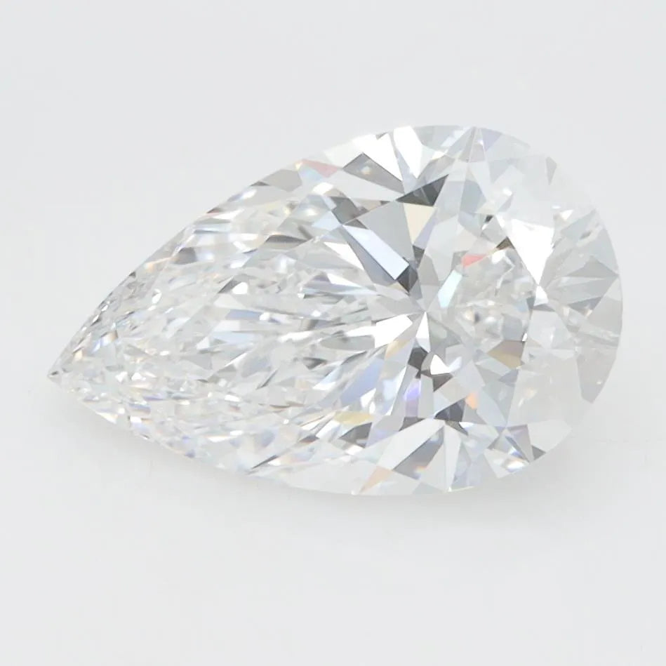 2.10ct Pear Lab Grown Diamond (Colour D, Clarity IF, GIA Certified)