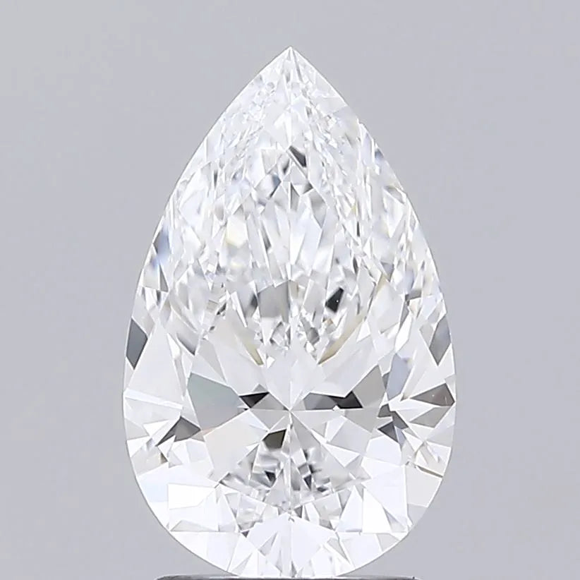 2.10ct Pear Lab Grown Diamond (Colour D, Clarity IF, IGI Certified)