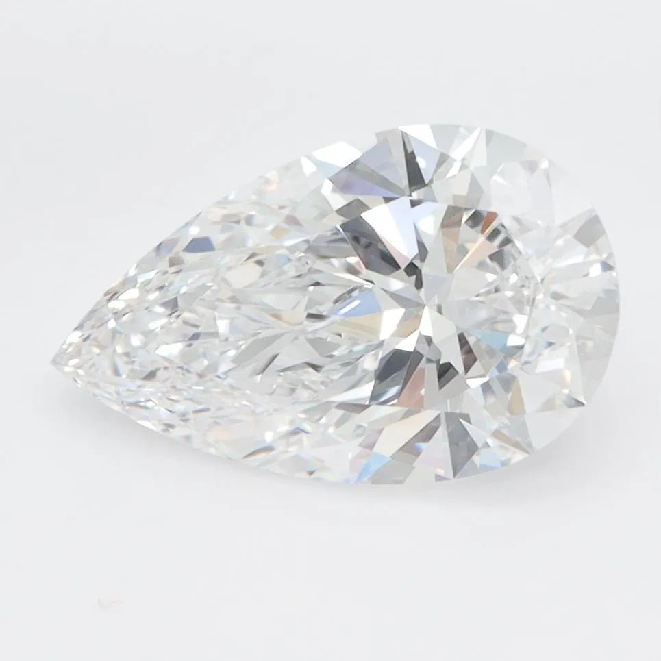 2.10ct Pear Lab Grown Diamond (Colour D, Clarity IF, IGI Certified)