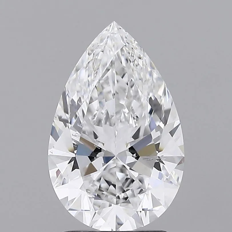 2.10ct Pear Lab Grown Diamond (Colour D, Clarity SI1, IGI Certified)