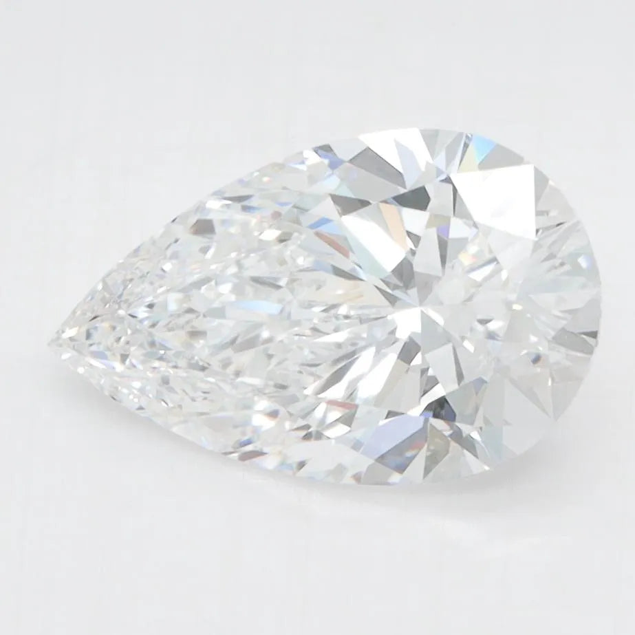 2.10ct Pear Lab Grown Diamond (Colour D, Clarity VVS1, IGI Certified)