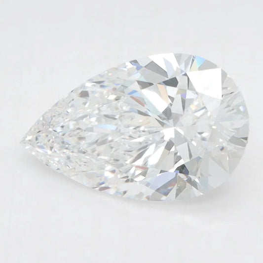 2.10ct Pear Lab Grown Diamond (Colour D, Clarity VVS1, IGI Certified)