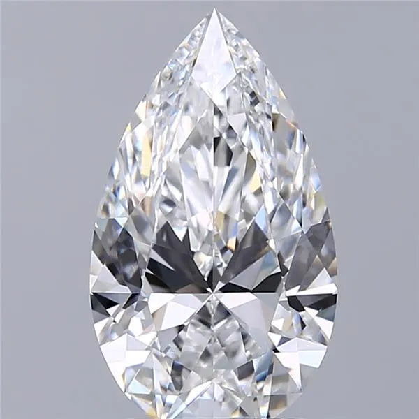 2.10ct Pear Lab Grown Diamond (Colour D, Clarity VVS1, IGI Certified)