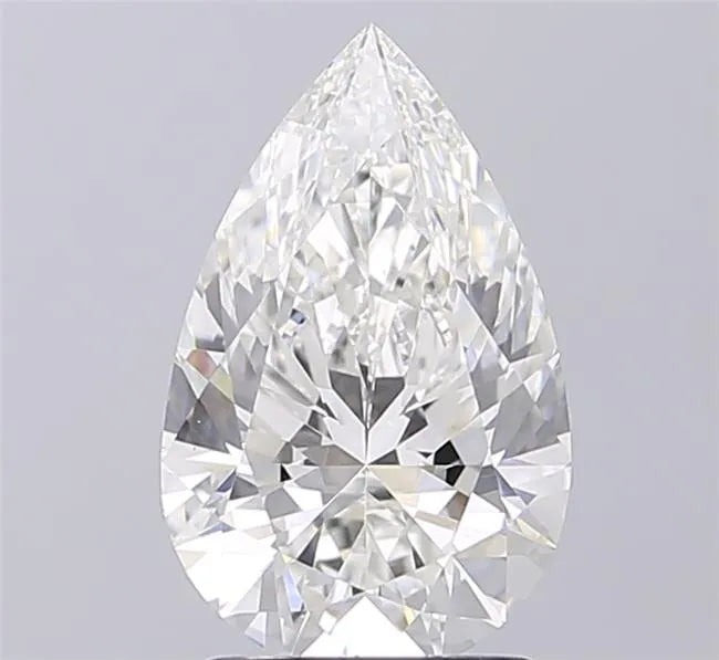 2.10ct Pear Lab Grown Diamond (Colour F, Clarity VVS2, IGI Certified)
