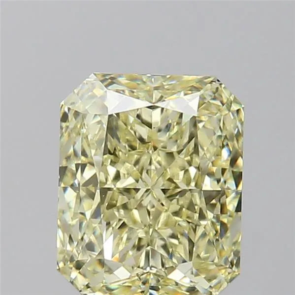 2.10ct Radiant Natural Diamond (Colour Fancy Light Yellow, Clarity VVS1, GIA Certified)
