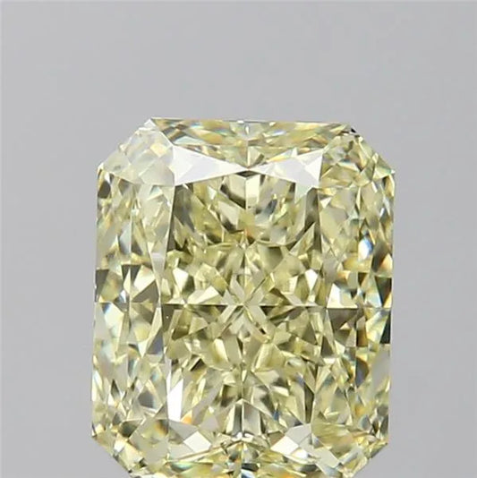 2.10ct Radiant Natural Diamond (Colour Fancy Light Yellow, Clarity VVS1, GIA Certified)