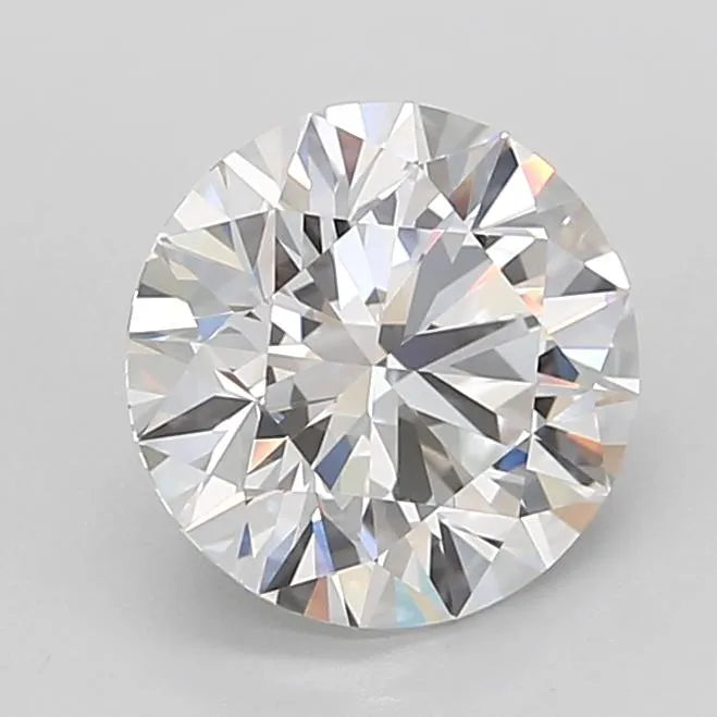 2.10ct Round Lab Grown Diamond (Colour D, Clarity FL, Cut ID, IGI Certified)
