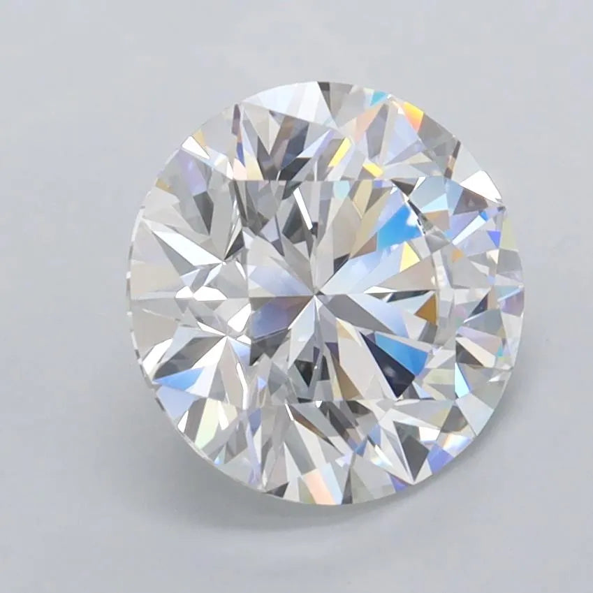 2.10ct Round Lab Grown Diamond (Colour D, Clarity FL, Cut ID, IGI Certified)