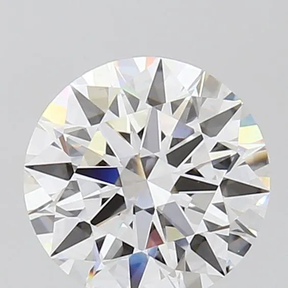 2.10ct Round Lab Grown Diamond (Colour E, Clarity VVS2, Cut ID, IGI Certified)