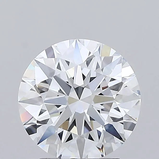 2.10ct Round Lab Grown Diamond (Colour F, Clarity IF, Cut ID, IGI Certified)
