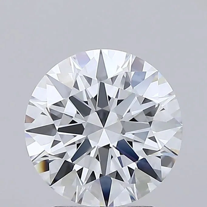 2.10ct Round Lab Grown Diamond (Colour G, Clarity VVS1, Cut ID, IGI Certified)