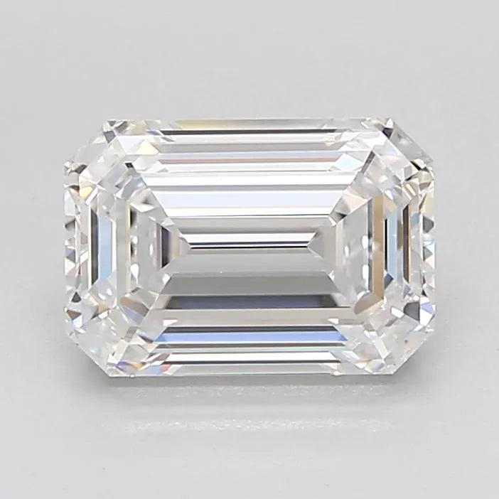 2.11ct Emerald Lab Grown Diamond (Colour D, Clarity VVS1, Cut EX, IGI Certified)