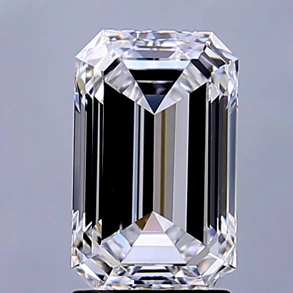 2.11ct Emerald Lab Grown Diamond (Colour D, Clarity VVS2, IGI Certified)