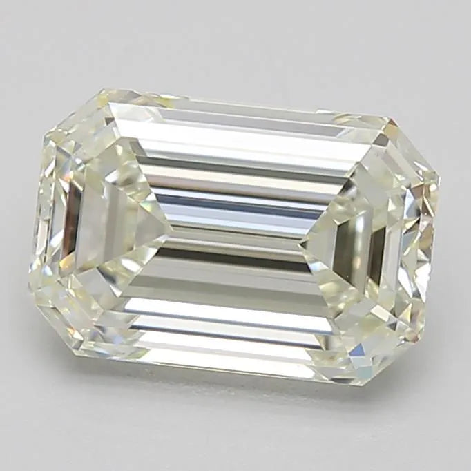 2.11ct Emerald Lab Grown Diamond (Colour Fancy Vivid Yellowish Orange, Clarity VVS2, Cut VG, IGI Certified)