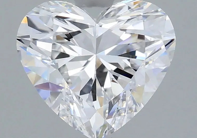 2.11ct Heart Lab Grown Diamond (Colour D, Clarity VVS1, IGI Certified)