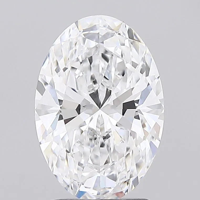2.11ct Oval Lab Grown Diamond (Colour D, Clarity FL, IGI Certified)