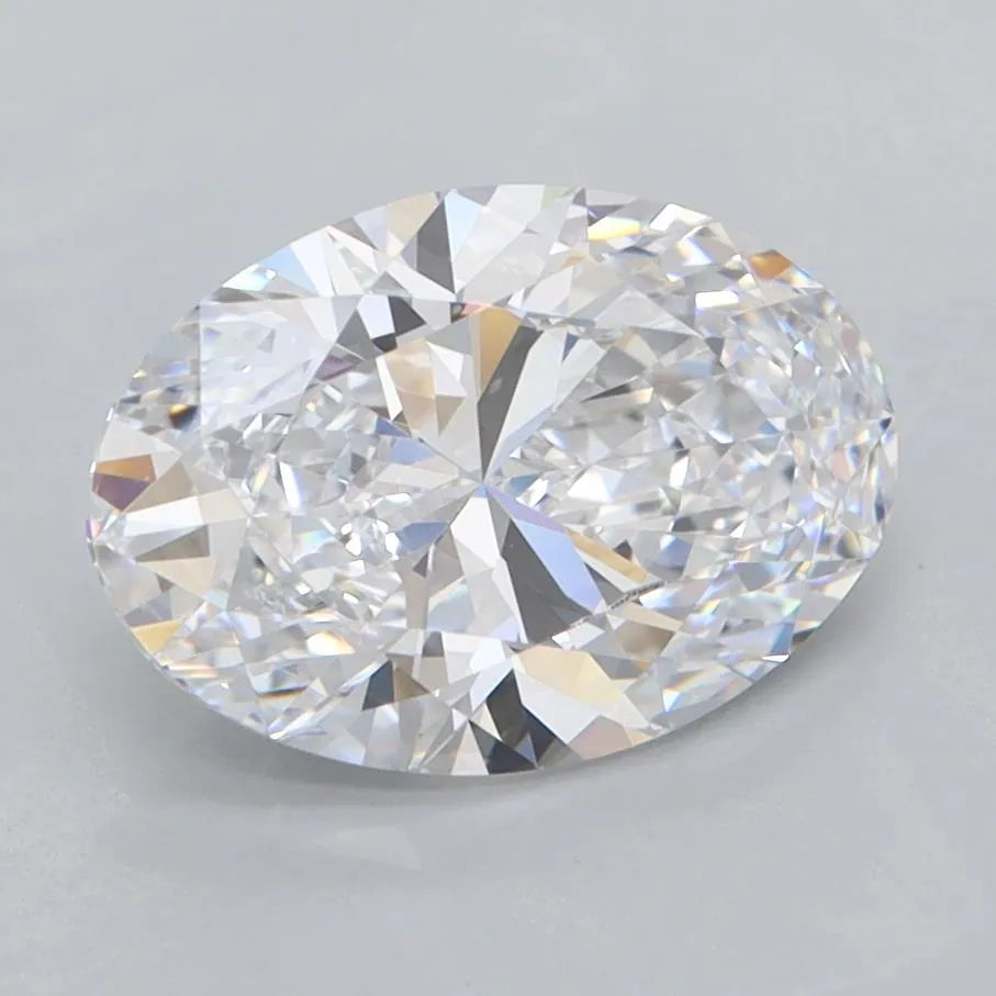 2.11ct Oval Lab Grown Diamond (Colour D, Clarity FL, IGI Certified)