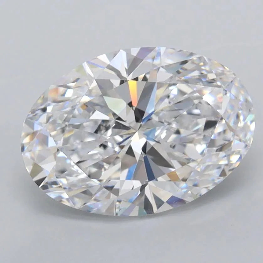 2.11ct Oval Lab Grown Diamond (Colour D, Clarity FL, IGI Certified)
