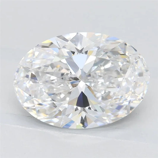 2.11ct Oval Lab Grown Diamond (Colour D, Clarity IF, IGI Certified)