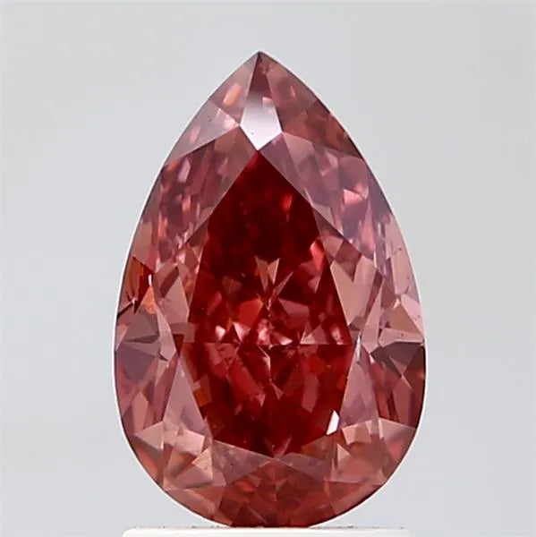 2.11ct Pear Lab Grown Diamond (Colour Fancy Vivid Pink, Clarity VS2, IGI Certified)