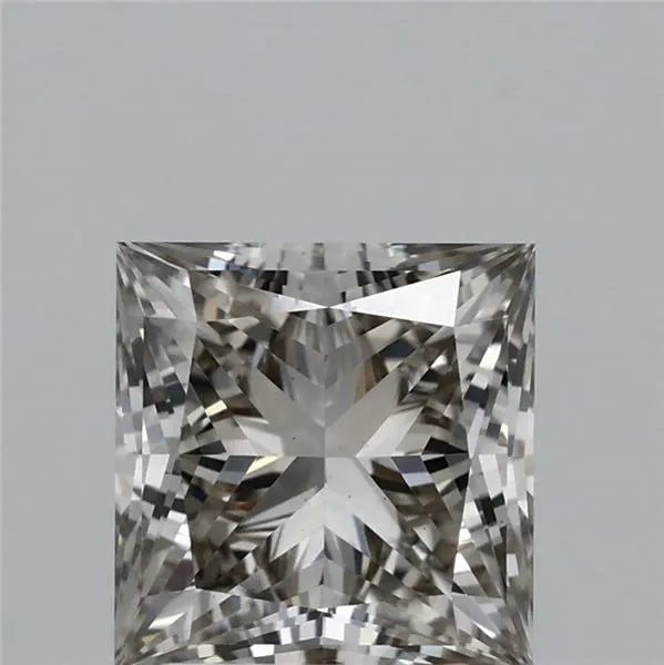 2.11ct Princess Lab Grown Diamond (Colour Fancy Vivid Blue, Clarity VS1, IGI Certified)