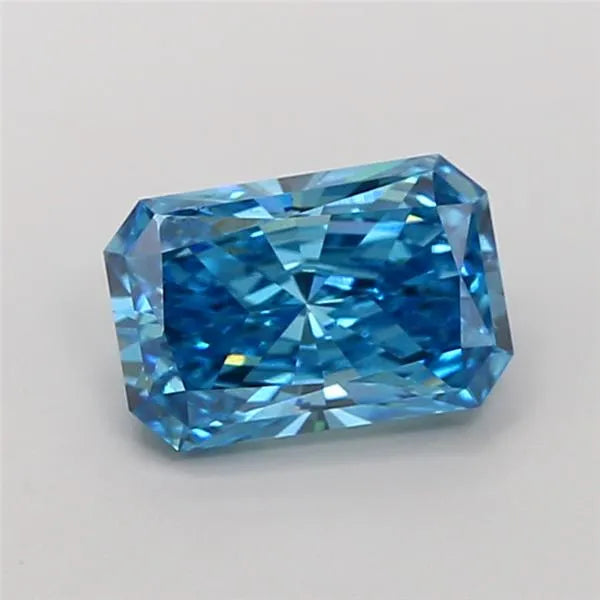2.11ct Radiant Lab Grown Diamond (Colour Fancy Vivid Blue, Clarity VS2, IGI Certified)