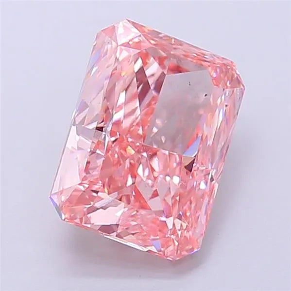 2.11ct Radiant Lab Grown Diamond (Colour Fancy Vivid Pink, Clarity VS2, IGI Certified)