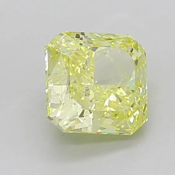 2.11ct Square radiant Lab Grown Diamond (Colour Fancy Yellow, Clarity VS1, IGI Certified)