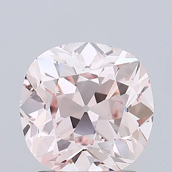 2.12ct Cushion modified Lab Grown Diamond (Colour Fancy Light Pink Brown, Clarity VVS2, IGI Certified)