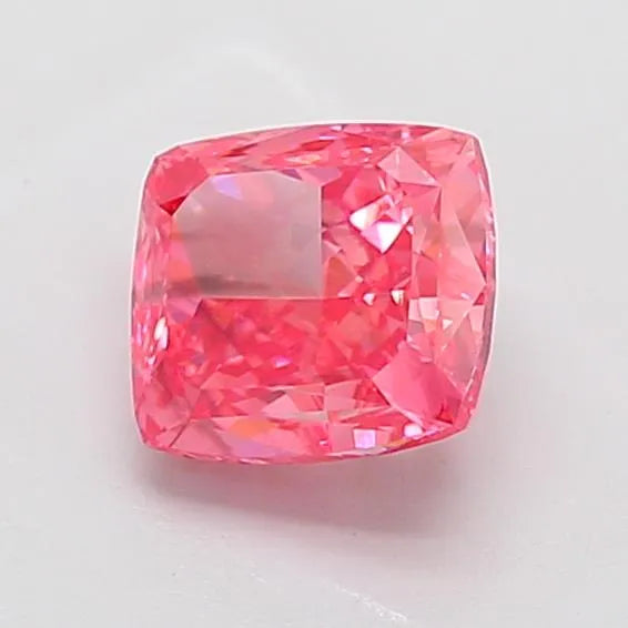 2.12ct Cushion modified Lab Grown Diamond (Colour Fancy Vivid Pink, Clarity VS2, IGI Certified)