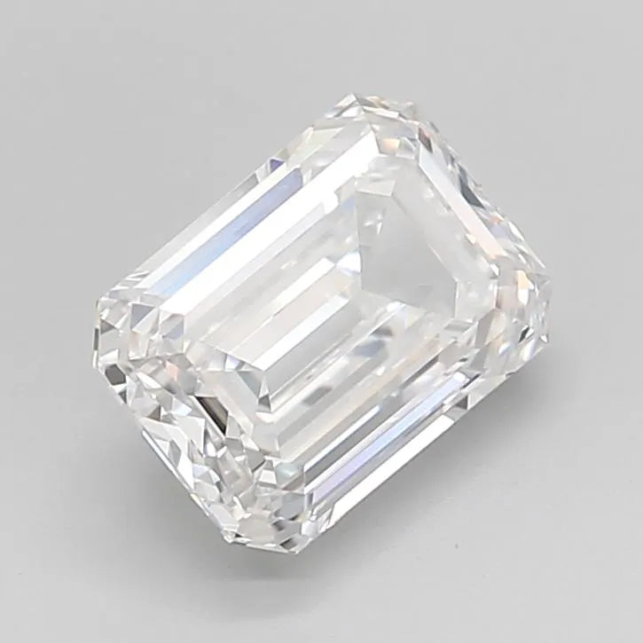 2.12ct Emerald Lab Grown Diamond (Colour D, Clarity IF, Cut EX, IGI Certified)