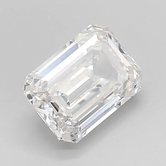2.12ct Emerald Lab Grown Diamond (Colour D, Clarity IF, Cut EX, IGI Certified)