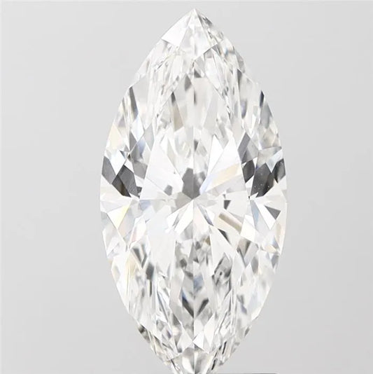 2.12ct Marquise Lab Grown Diamond (Colour F, Clarity VVS2, IGI Certified)