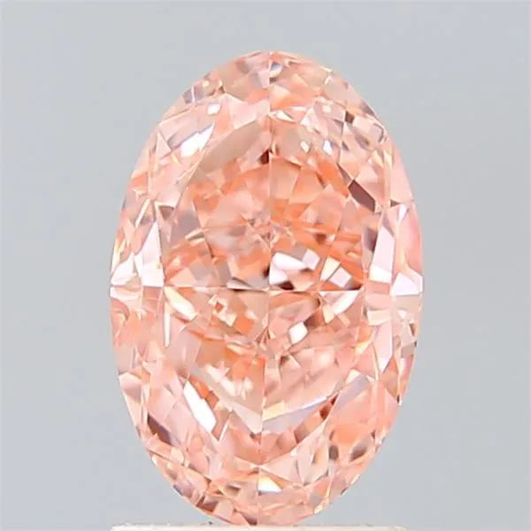 2.12ct Oval Lab Grown Diamond (Colour Fancy Vivid Pink, Clarity VS1, IGI Certified)