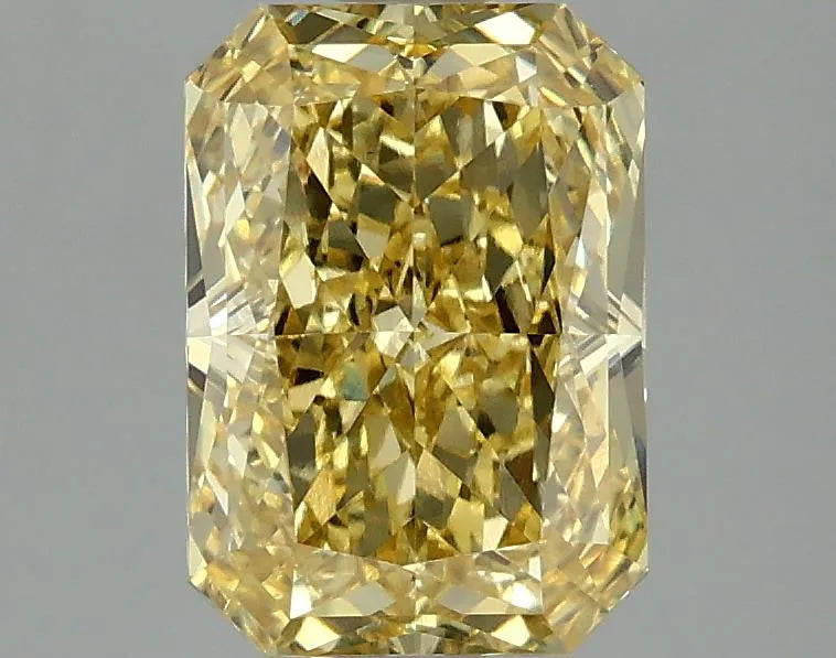 2.12ct Radiant Lab Grown Diamond (Colour Fancy Vivid Yellow, Clarity VS1, IGI Certified)