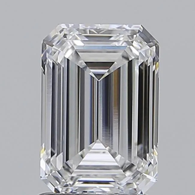 2.13ct Emerald Lab Grown Diamond (Colour D, Clarity VVS1, IGI Certified)