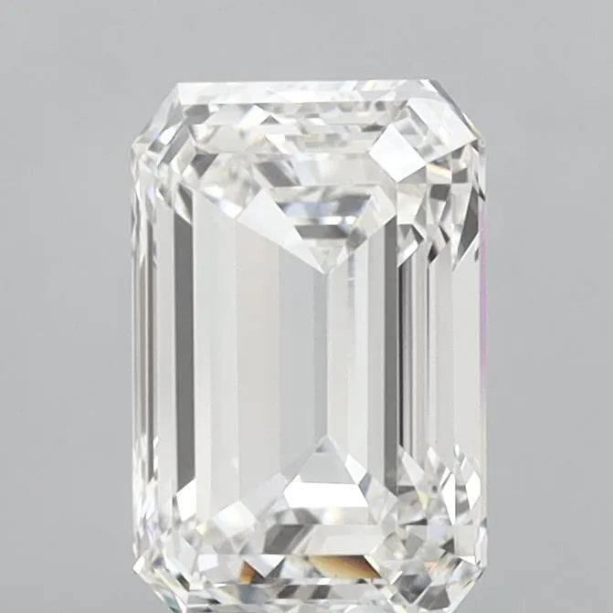 2.13ct Emerald Lab Grown Diamond (Colour G, Clarity VVS2, IGI Certified)