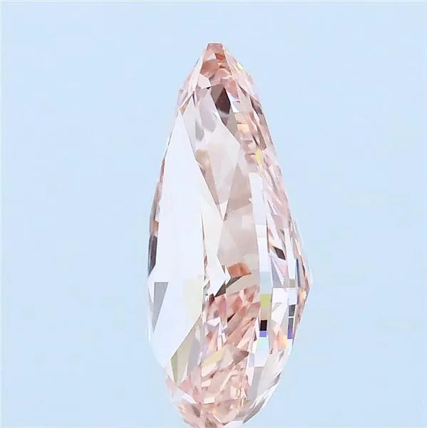 2.13ct Pear Lab Grown Diamond (Colour Fancy Vivid Pink, Clarity VVS2, IGI Certified)