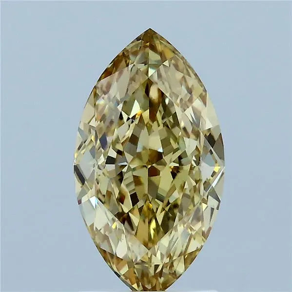 2.14ct Marquise Lab Grown Diamond (Colour Fancy Intense Yellow, Clarity VS1, IGI Certified)
