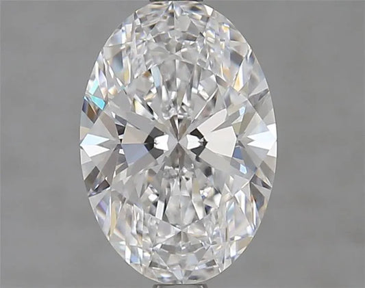 2.14ct Oval Lab Grown Diamond (Colour D, Clarity FL, Cut EX, IGI Certified)